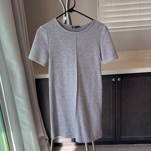 Zara Heather Gray Mini Dress